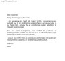 Letter Hotel to Customer for Apology