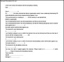 Letter of Employee Disciplinary Action Meeting Template Editable