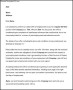 Letter of Employment Template Word