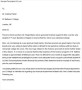 Letter of Financial Support