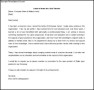 Letter of Intent For a job Transfer Word Doc