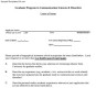 Letter of Intent Graduate School Science