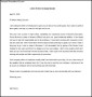 Letter of Intent for Job Template Word Format Example