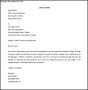 Letter of Intent for a Job Opening Sample Template Download