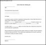 Letter of Intent for a Teaching Job MS Word for Free