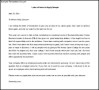 Letter of Intent to Apply for College Sample Download