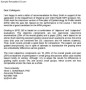 Letter of Recommendation for High School Student