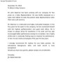 Letter of Reference for Employment