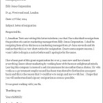 Letter of Resignation Format