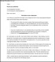 Letter of Termination of Employment with Notice