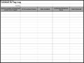 Lockout & Tag Log Template