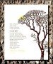 Love Birds in Family Tree Art Template