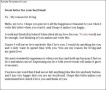 Love Letter to your Boyfriend
