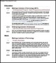 MAC Resume Template PDF