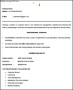 MBA Profession CV Format Template