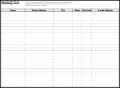 Mailing List Form Template