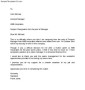 Manager Post Resignation Notice Letter