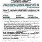 Manager Resume Format Free