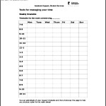 Managing Weekly Trip Itinerary Template Free Download