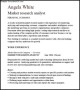 Market Research Analyst Cv PDF