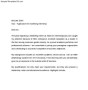 Marketing Internship Cover Letter