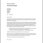 Marketing Manager General Cover Letter PDF Free Download