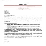 Marketing Sales Manager Cover Letter Sample PDF Template Free Download
