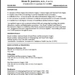 Medical CV Template Free