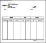 Medical Invoice Template PDF