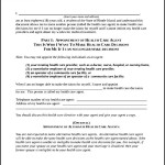 Medical Power of Attorney Form Template