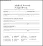 Medical Records Release Form Example