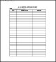 Meeting Attendance Sheet