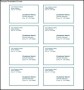 Microsoft Shipping Label Template