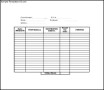 Mileage Reimbursement Form Document