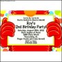 Monster Birthday Street Personalized Invitations