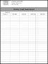 Monthly Credit Sales Record Template
