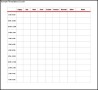 Mood Recording Chart