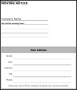Moving Notice Form Template