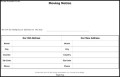 Moving Notice Template