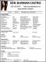 Musical Theatre Resume Examples