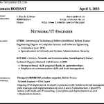 Network Engineer Resume PDF