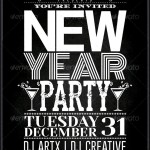 New Year Party Invitation Download