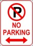 No Parking Template