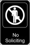 No Soliciting Sign Template