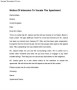 Notice Letter Of Intension To Vacate Apartment