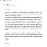 Notice Letter Template for Tenant
