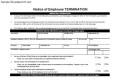 Notice Letter of Employee Termination