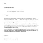 Notice of Termination Template