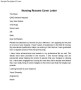 Nursing Resume Cover Letter Example
