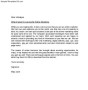 Online Marketing Letter